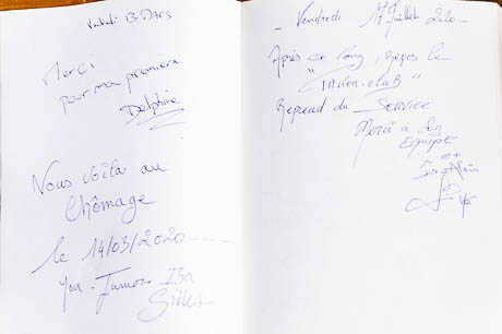 Livre d'or papier #72